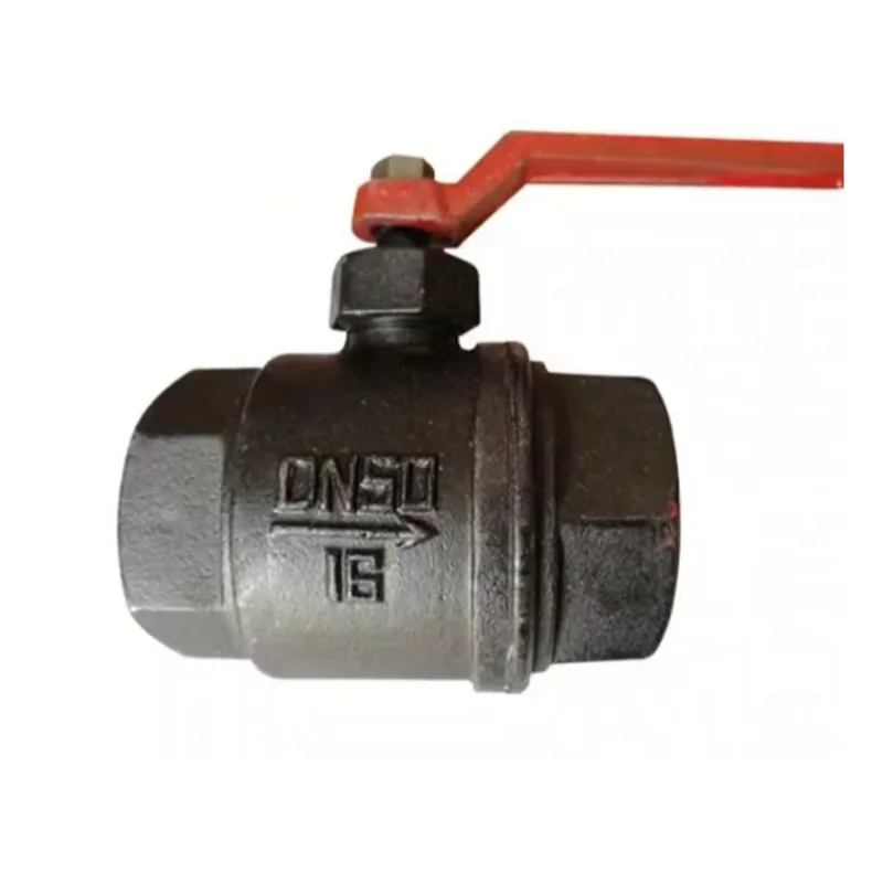 Cast iron threaded ball valves